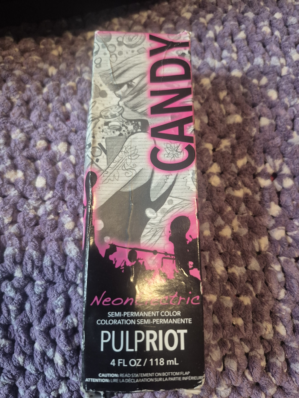 Pulp Riot Candy Neon Electric Semi-Permanent Hair Color (Pink)